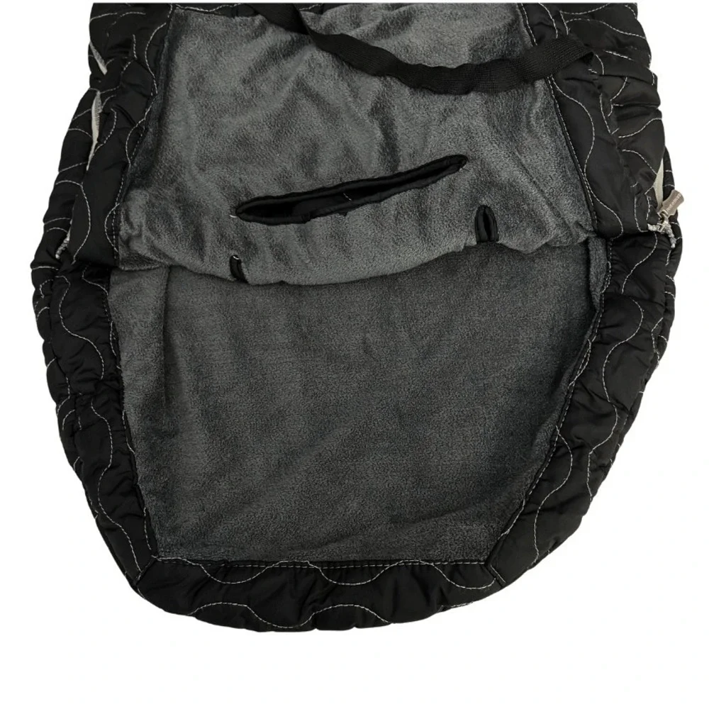 JJ Cole Bundle Me Car Seat Stroller Bunting‎ Bag Black Wind Water Resistant